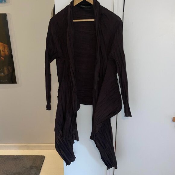 Marie Saint Pierre Vintage Tie Cardigan Top - Picture 4 of 4